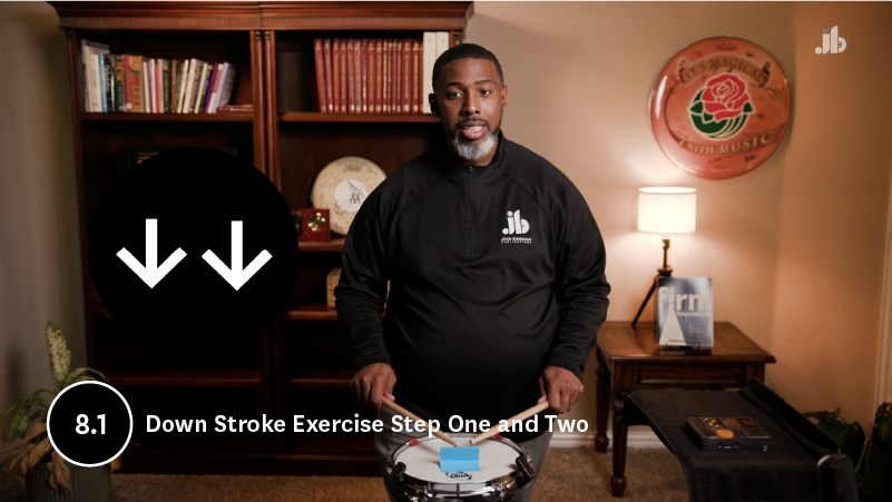 (Ch. 8.1)- Downstroke Exercise Step One and Two